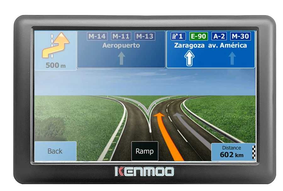 Фотография №2 товара 5-дюймовый портативный GPS-навигатор HD с картами Европы и России 2026