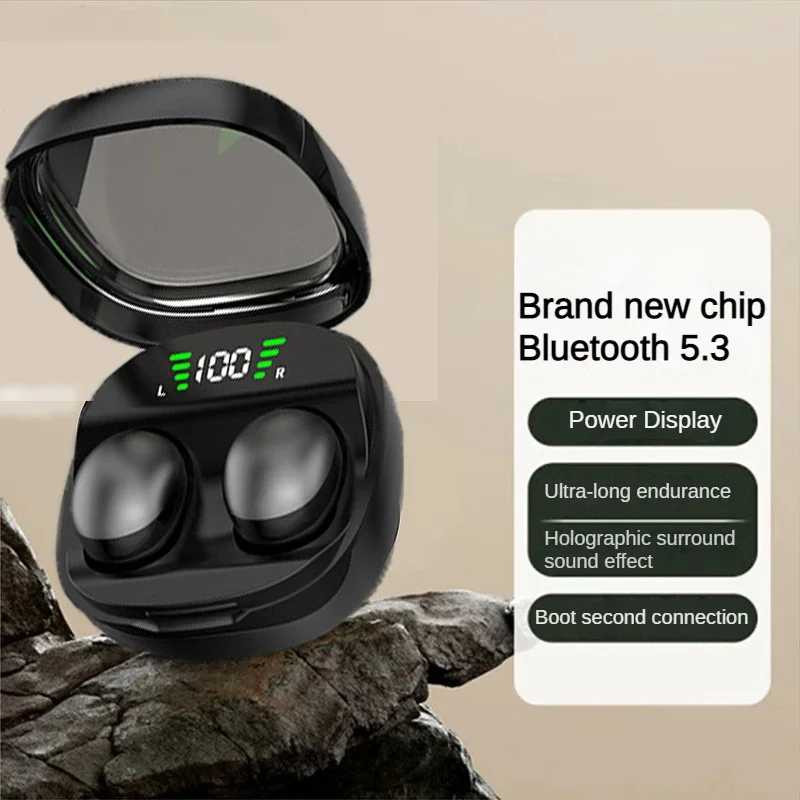 Фотография №4 товара Мини 5,3 беспроводная Bluetooth-гарнитура, маленькие наушники для сна, работы, спортивные