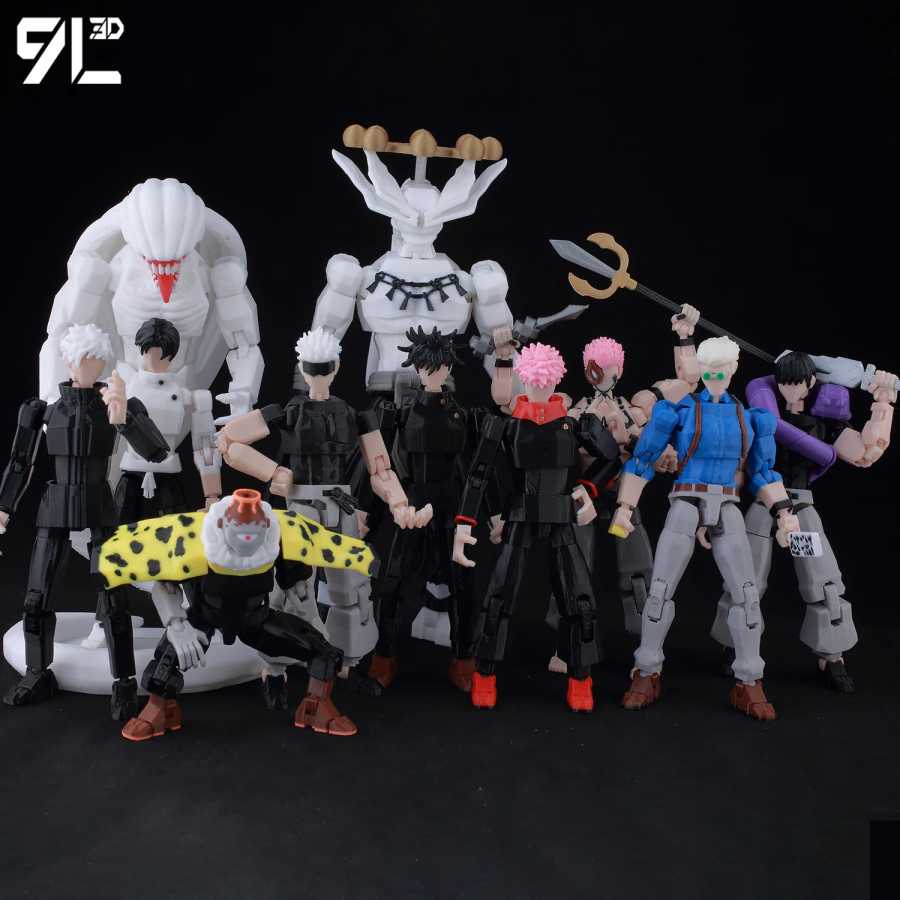 Фотография №5 товара ​ 9L3D Lucky13 Gojo Sukuna Jujutsu Fushiguro Toji Gojo Satoru