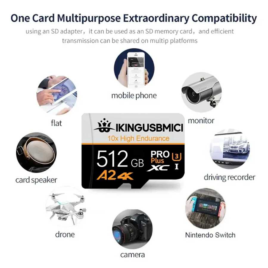 Фотография №5 товара Надежные SD-карты, TF-карты, карты памяти Micro TF SD 32GB 64GB