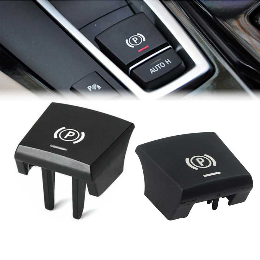 Новый для BMW 5 7 F01 F02 F07 F10 F11 F18 F30 520 523 730 2009-2017 автомобильный ручной тормоз, стояночный тормоз, крышка кнопки переключателя 61312822518 Детали интерьера