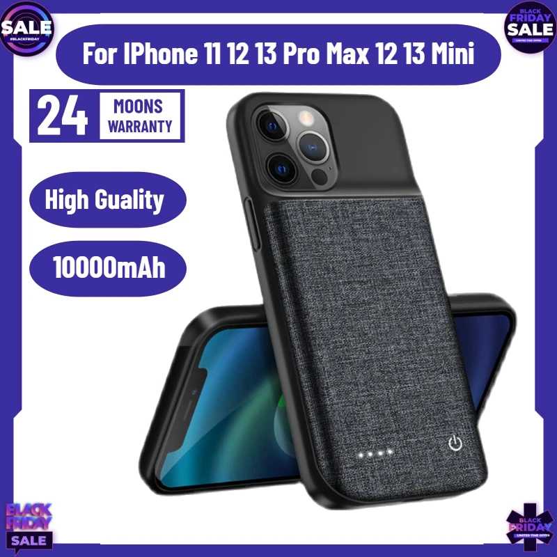Внешний аккумулятор Smart Power Bank 10000 мАч для iPhone 11, 12, 13 Pro Max, чехол-зарядка для iPhone 12, 13 Mini Аксессуары для мобильных телефонов