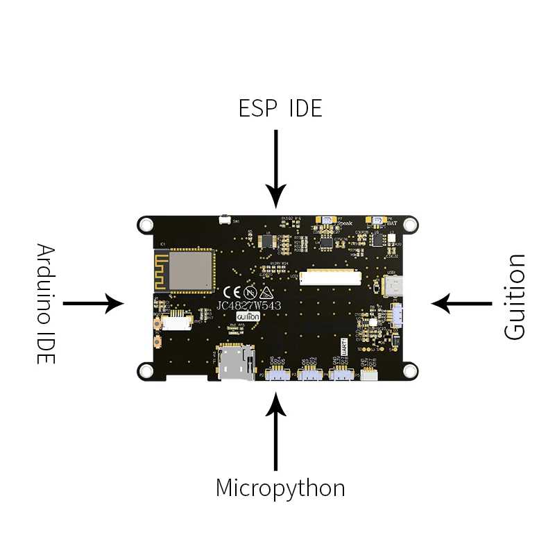 Фотография №3 товара Guition ESP32-S3 8M PSRAM 4M FLASH 4,3-дюймовый IPS 480*272 ЖК-модуль