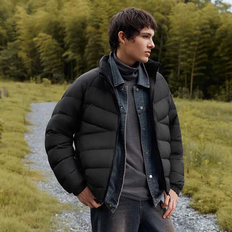 Фотография №4 товара Мужской пуховик Semir, трехстойкая верхняя одежда, легкий тонкий пуховый топ