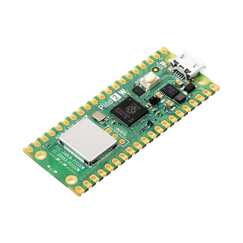 Фотография №1 товара Чип микроконтроллера Raspberry Pi Pico 2 Вт RP2350, двухъядерный кронштейн