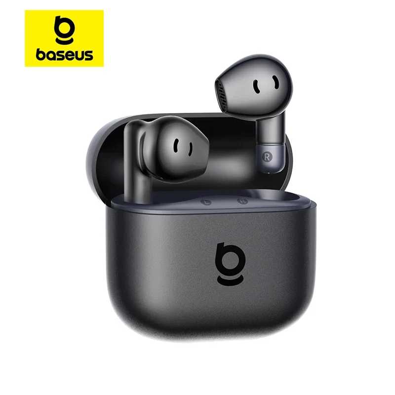 Baseus Bass BS2 Lite True Wireless Наушники Bluetooth 6.0 Наушники-вкладыши 2-микрофон AI ENC 40 часов Время воспроизведения IP55 SuperBass Наушники-вкладыши Портативное аудио и видео