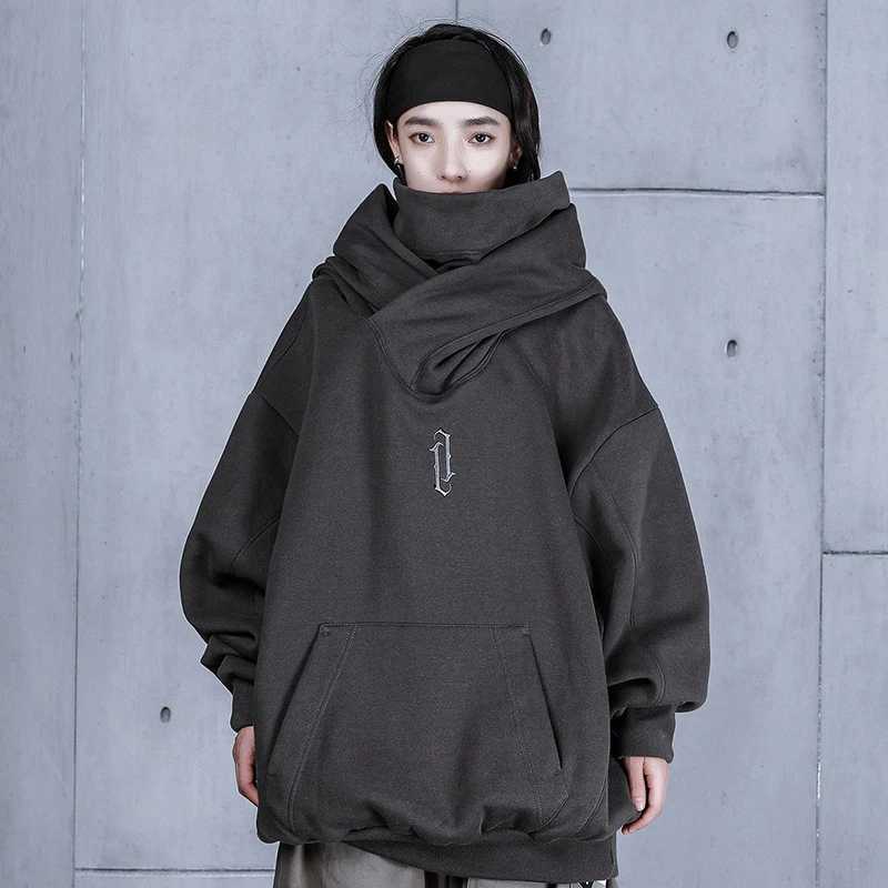 Фотография №1 товара Женская толстовка с высоким воротником 11 BYBB'S DARK, толстовка Techwear