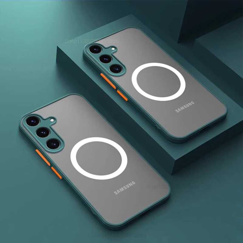 Чехол для Samsung Galaxy S26 S25 Ultra/ Самсунг Галакси С26 С25 Ультра, Armor матовый магнитный Чехол для Samsung Galaxy S26 S25 S24 S23 Ultra Plus, матовый Чехлы с поддержкой беспроводной зарядки Чехлы и чехлы для мобильных телефонов