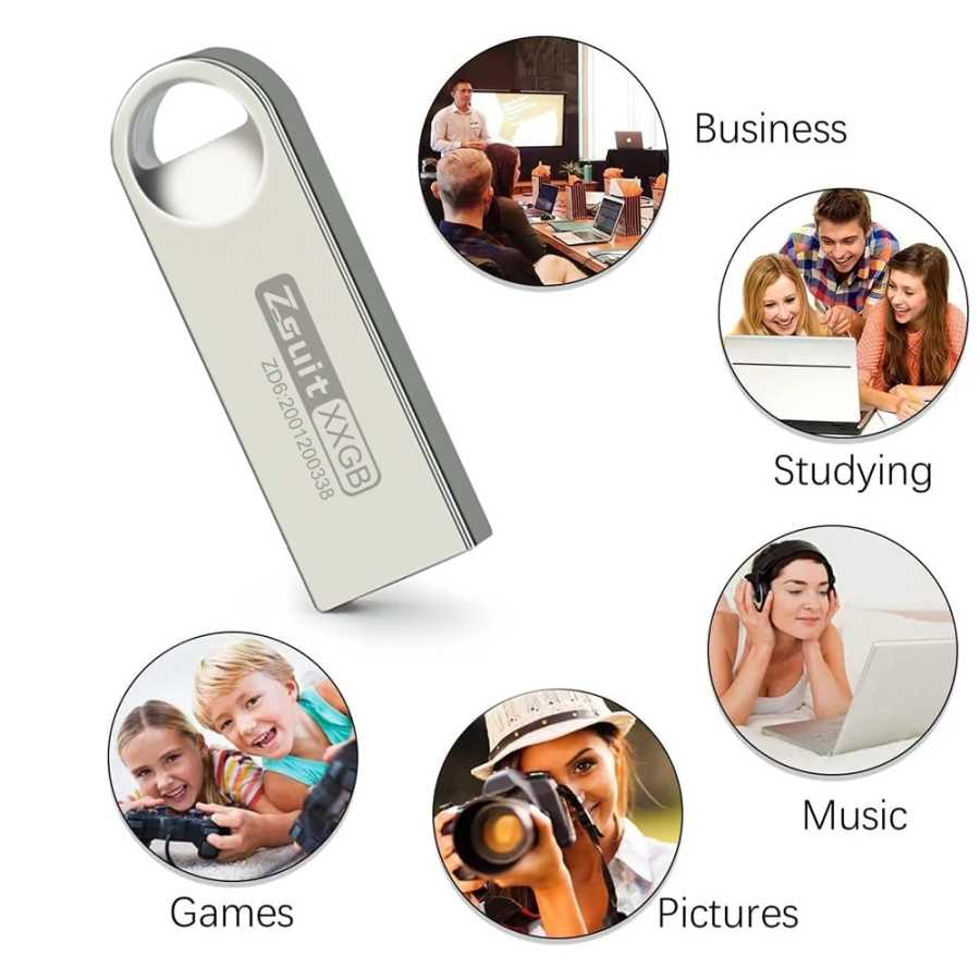 Фотография №5 товара USB-флеш-накопитель ZSUIT металлический водонепроницаемый объемом 4 ГБ, 8 ГБ, 16