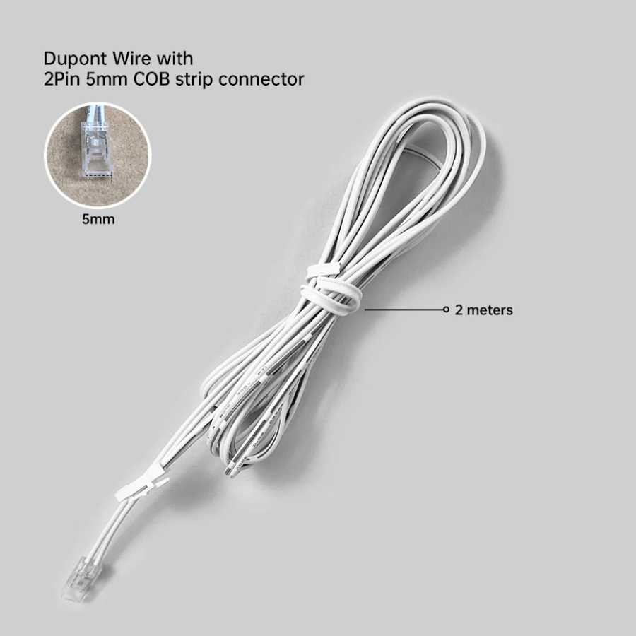 Фотография №1 товара 1/3/5 шт., 2 м, разъем Dupont, 2 контакта, 5 мм,