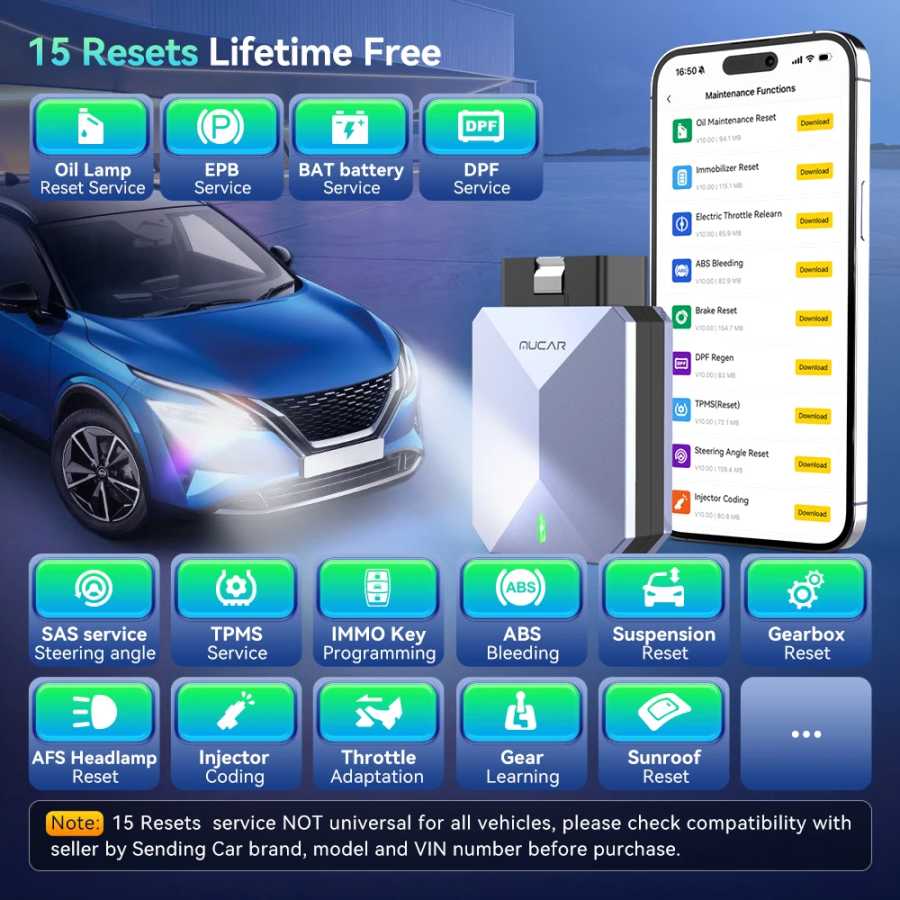 Фотография №4 товара MUCAR BT200 MAX Бесплатный пожизненный автоматический сканер OBD2 Полная система