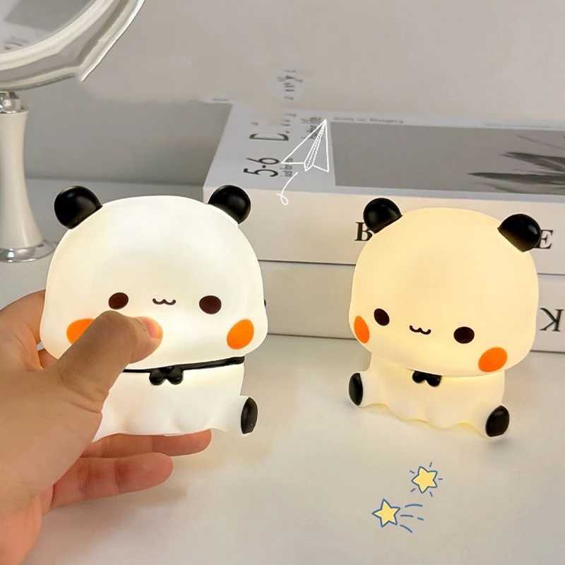 Фотография №3 товара Kawaii Медведь Панда Бубу и Дуду Светодиодный ночник Лампа Милый