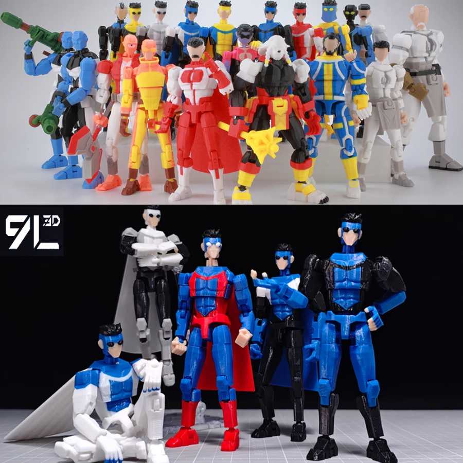 Фотография №1 товара Коллекционная фигурка Дэрила Диксона 9L3D Invincible Slayer Lucky13, многосуставная модель-игрушка
