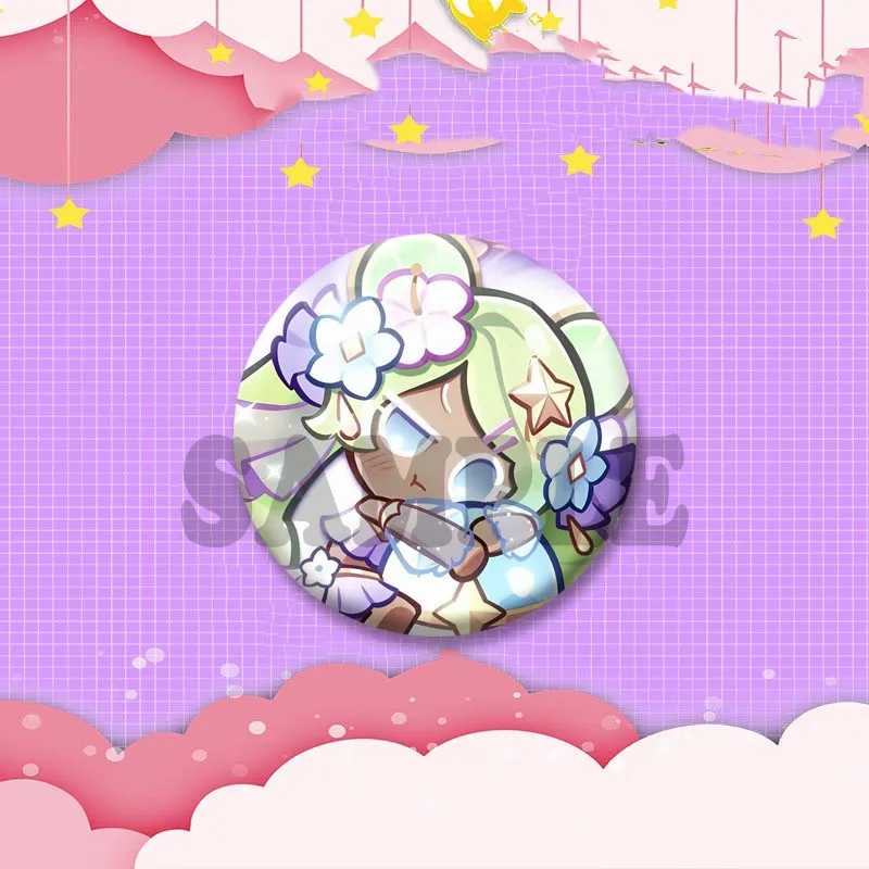 Фотография №5 товара Забавные значки-пины C-Cookie Run K-Kingdom с мягкими кнопками, значки для