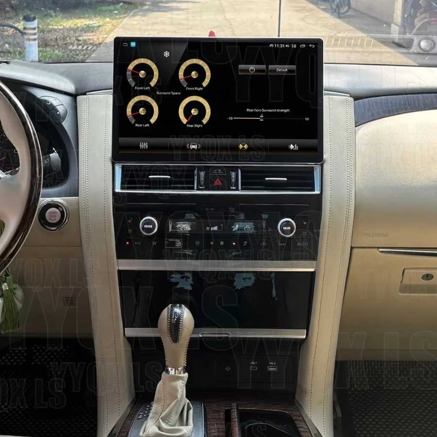 Фотография №4 товара 14,6-дюймовое автомобильное радио Android 15 для Nissan Patrol 2012-2022, мультимедийный