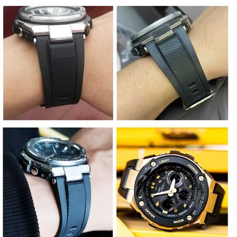 Фотография №3 товара Силиконовый ремешок для часов Casio G-Shock GST-W120L S130L S310 B100