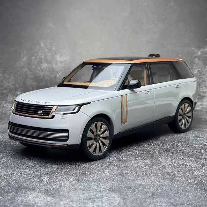 1/18 Land Range Rover SUV, модель автомобиля из сплава, литая под давлением металлическая модель внедорожника, звук и свет, высокая имитация, детская игрушка в подарок Играйте в транспортные средства и модели
