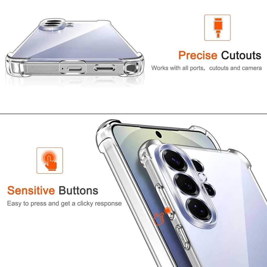 Фотография №3 товара Противоударный силиконовый чехол S26 Ultra для Samsung Galaxy S26 Ultra