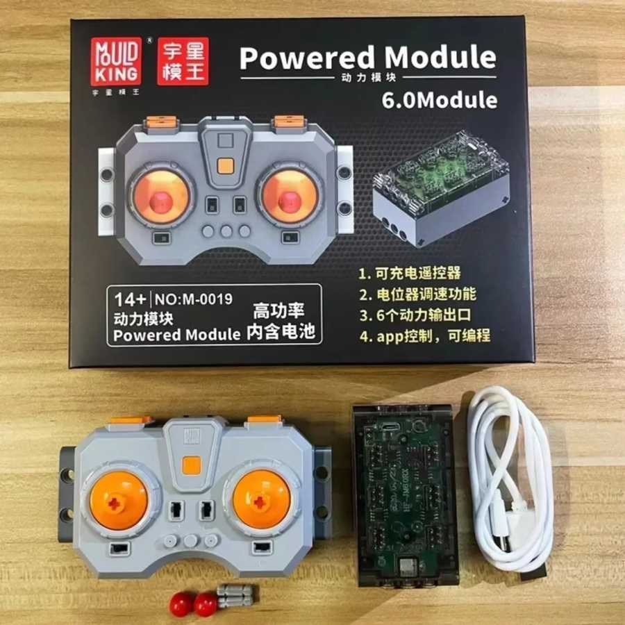 Mold King 6.0 Модуль питания для быстрой зарядки 6-канальный приложение Линейный мотор Пульт дистанционного управления для строительных блоков PF MOC Транспортные средства Конструкторы
