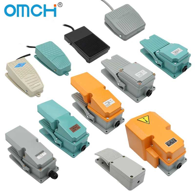 Фотография №1 товара Педальный переключатель OMCH TFS201, педальный переключатель LT4 с кабелем EKW-5A-B,