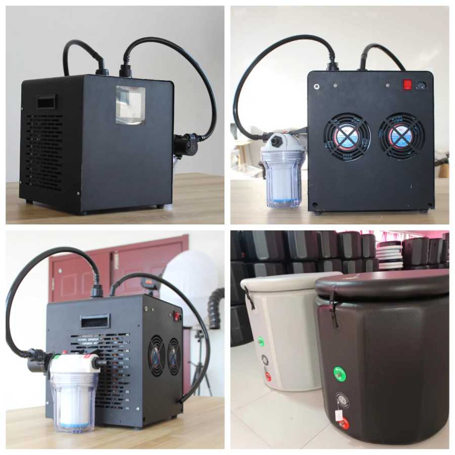 Охладитель для ледяной ванны 1/3HP с фильтром и озонатором, установка для охлаждения ледяных ванн Промышленные машины и оборудование