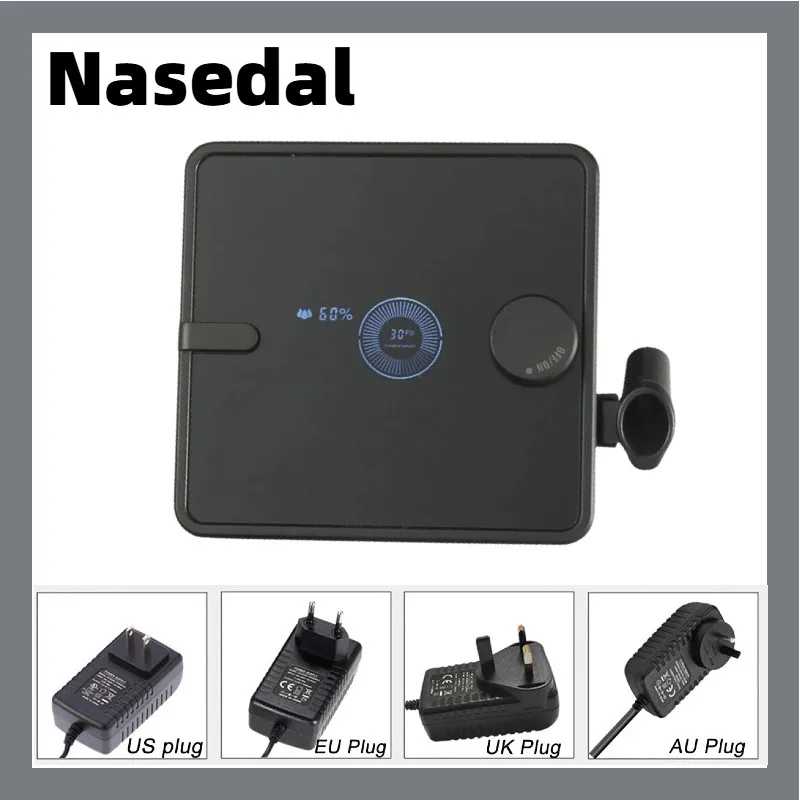 Воздушный компрессор Nasedal Auto-Stop 36PSI со светодиодным дисплеем для изготовления моделей аэрографа, покраски автомобиля, дизайн ногтей, тихий портативный NT-600A Электрические инструменты