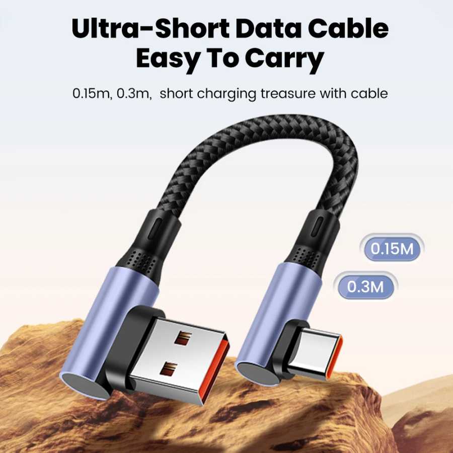 Фотография №5 товара 15 см 30 см 90 &deg; Короткий кабель USB типа
