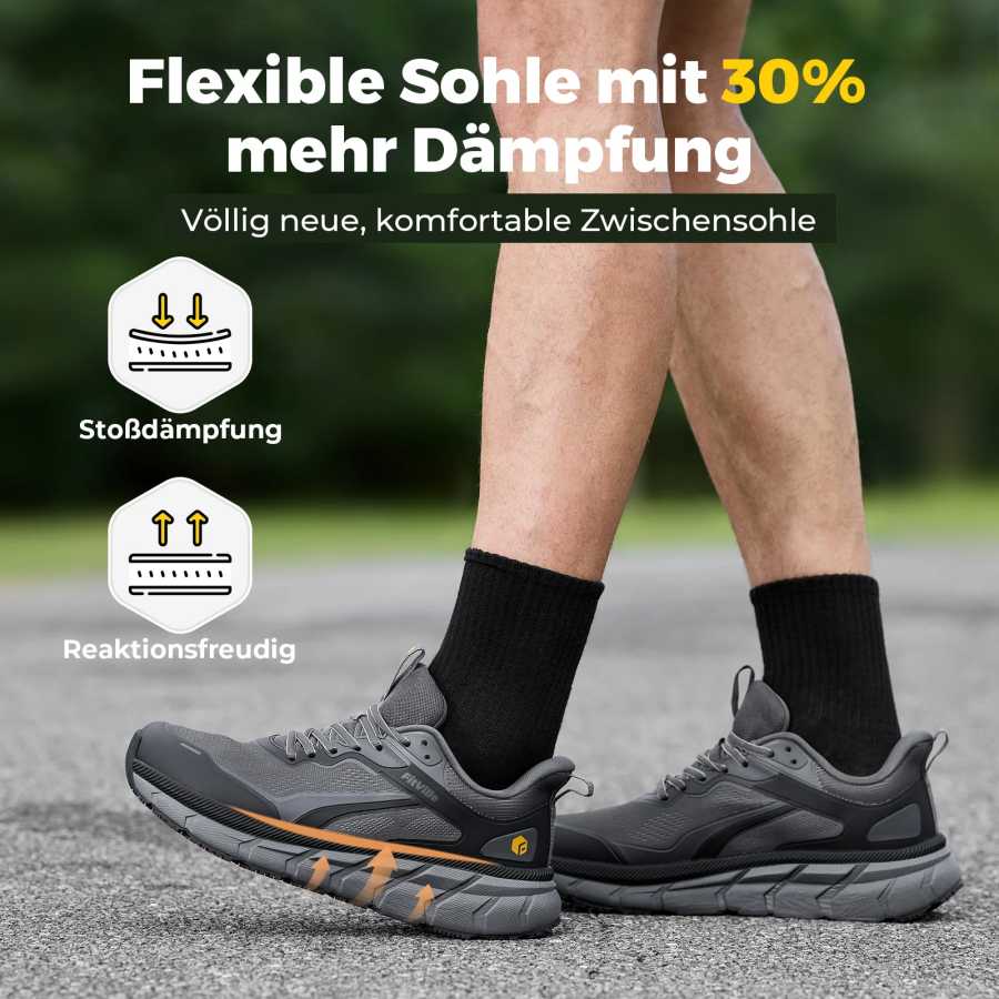 Фотография №2 товара Кроссовки Fitville Extra Wide для бега с амортизацией, повседневные мужские