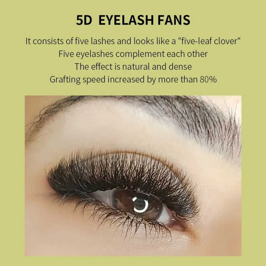 Фотография №1 товара GLAMLASH 3D 4D 5D W-образные ресницы Easy Fan Наращивание ресниц