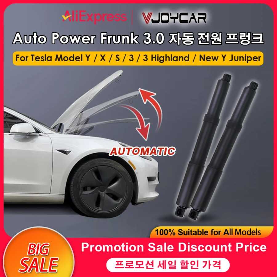 Новый автоматический электропривод переднего багажника Y Juniper для Tesla Model Y, Model 3, Model X, Model S, Model 3 Highland, водонепроницаемый, с автоматическим подъемом и закрытием Новая Энергия транспортного средства Детали и аксессуары
