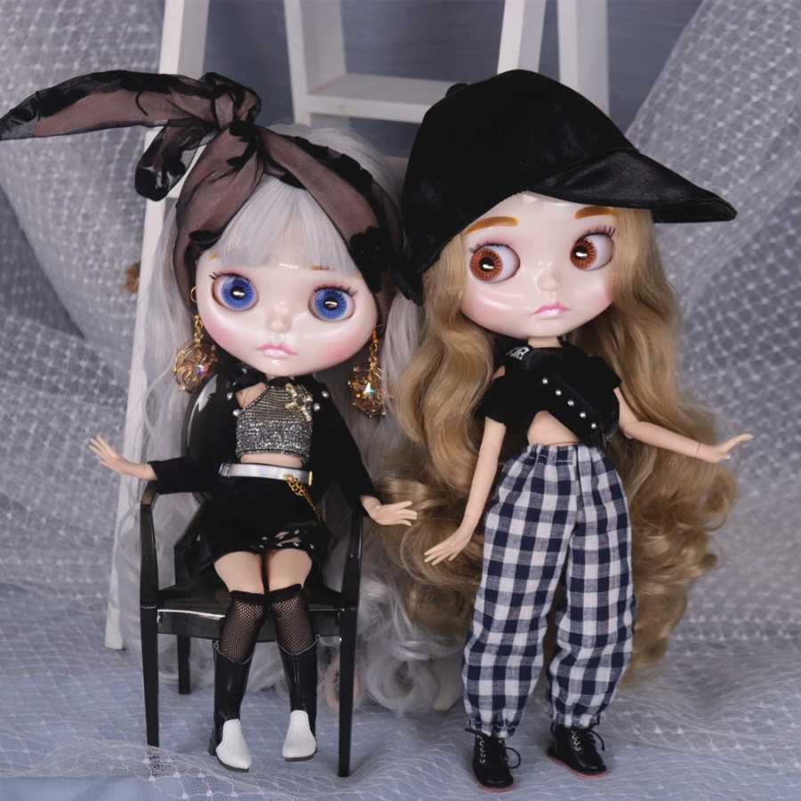 ICY DBS Blyth Кукла Резные Губы Лицо Белая Кожа Шарнирное Тело 1/6 BJD Специальная Цена OB24 Игрушка Подарок Куклы и аксессуары