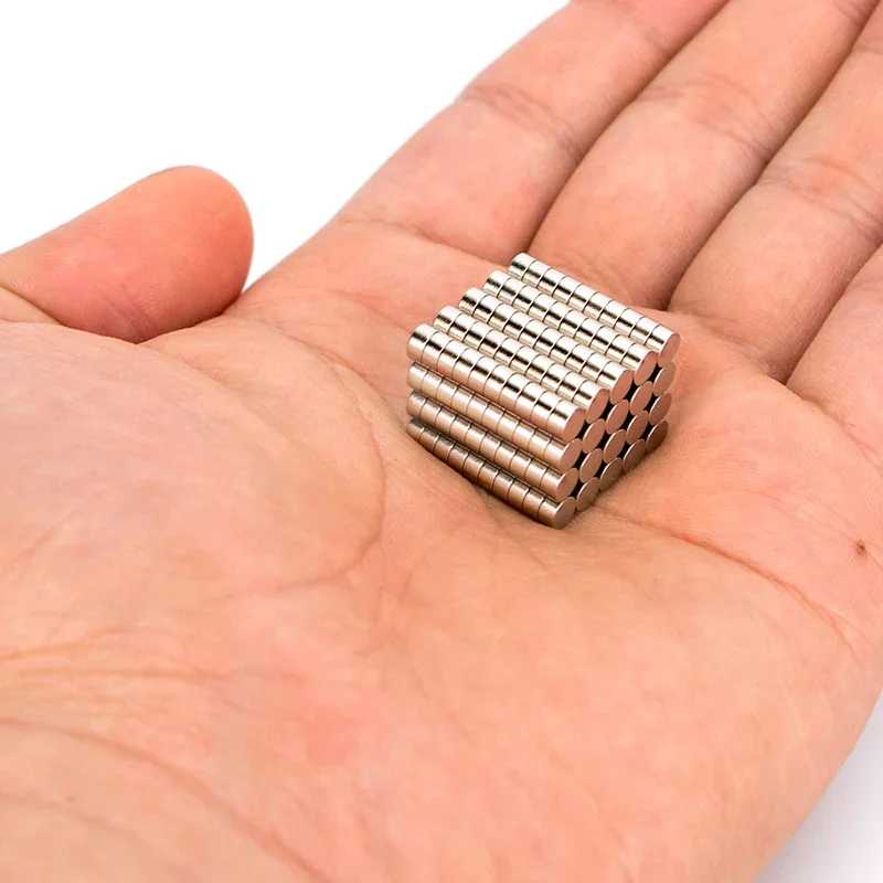 Фотография №2 товара 160 шт. неодимовых магнитов NdFeB 5x2, 6x1, 6x2, 4x2, 5x3,