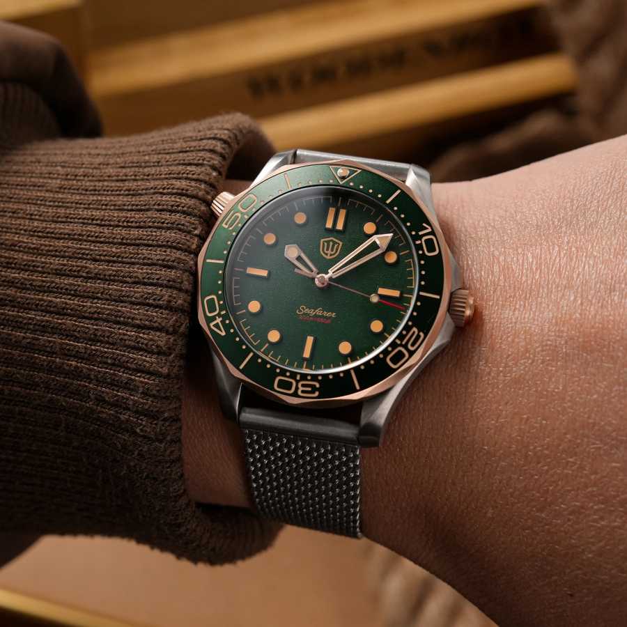 Фотография №5 товара Часы Watchdives WD007Q NTTD из титана класса 2, с кварцевым