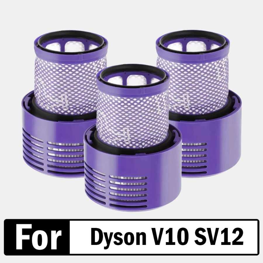 Фильтр HEPA для Dyson V10, аксессуары для робота-пылесоса SV12, моющийся сменный фильтр, запасные части для уборки Запчасти для бытовой техники
