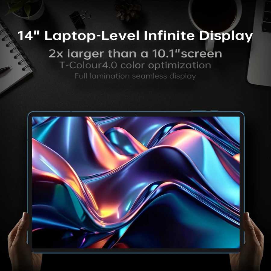 Фотография №2 товара Планшеты Teclast T70, 14-дюймовый 2K-дисплей, до 20 ГБ ОЗУ, 128