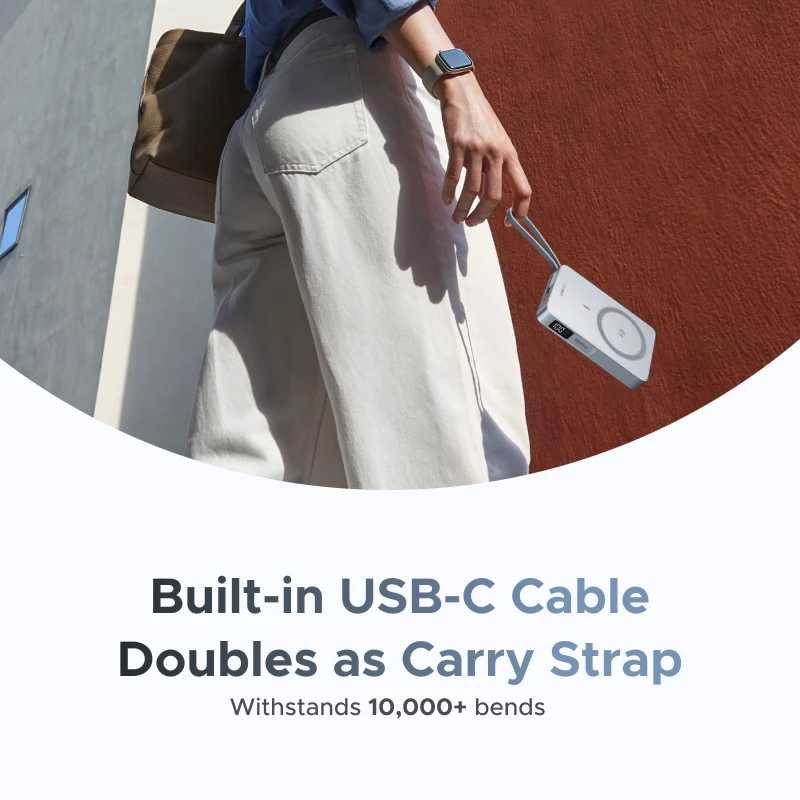 Фотография №4 товара UGREEN Qi2.2 25W Power Bank с быстрой зарядкой 10000 мАч