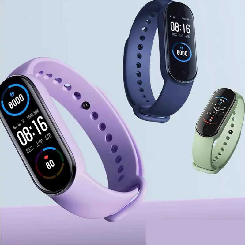 Ремешки для Xiaomi Mi Band 7 6 5 4 3, новый силиконовый спортивный браслет, аксессуары для умных часов Correa Mi Band 7 6 5 Аксессуары для часов