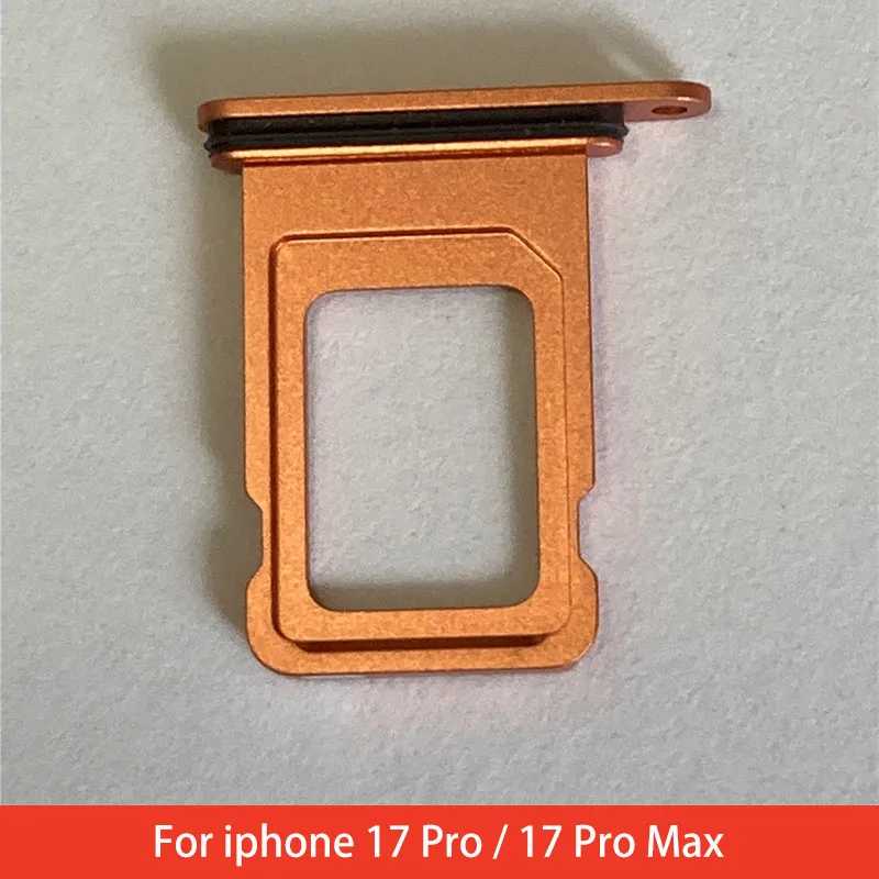 Лоток для SIM-карты с одной картой для iphone 17Pro/17 Pro Max Запасная часть лотка для карт SIM-карты и аксессуары
