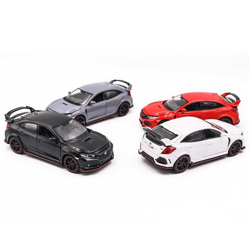 Фотография №4 товара 1/32 Honda Civic Type R игрушечный автомобиль для детей, литая
