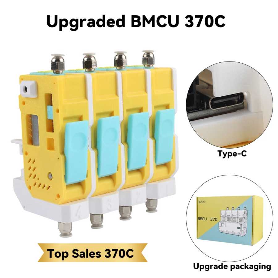 Toaiot BMCU 370C AMS Lite BMCU370C с автоматической подачей, датчиком Холла и двунаправленной буферизацией для 3D-принтеров A1 MINI P1 Series AMS MMU ​ 3D-печать