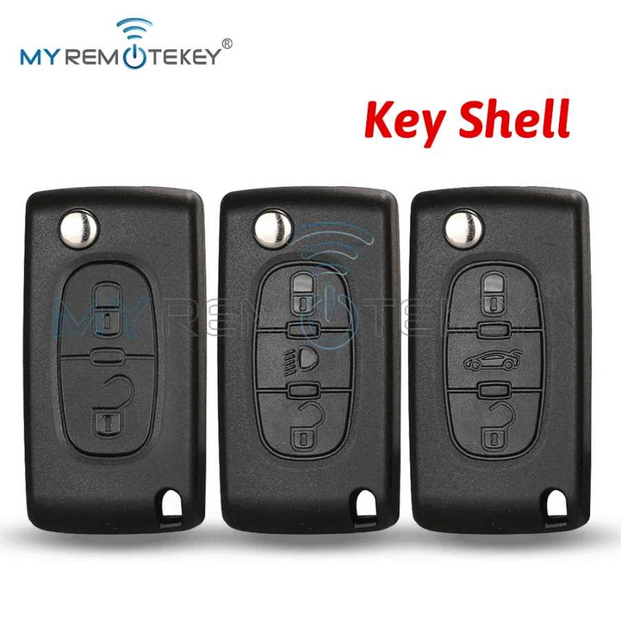 Корпус для дистанционного ключа MYREMOTEKEY 2/3/4B для Peugeot 207 307 308 407 607 807, для Citroen C2 C3 C4 C5 C6 Стартеры