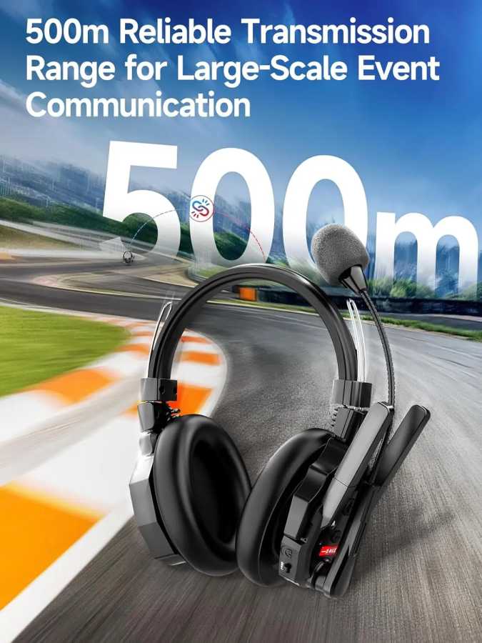 Фотография №1 товара SYNCO XTALK XMAX2 Беспроводная гарнитура для внутренней связи, 2-местные гарнитуры