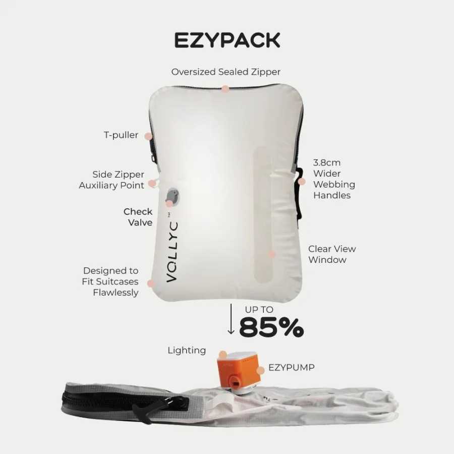 Фотография №4 товара FLEXTAIL X VOLLYC EZYPACK — вакуумная сумка для хранения объемом