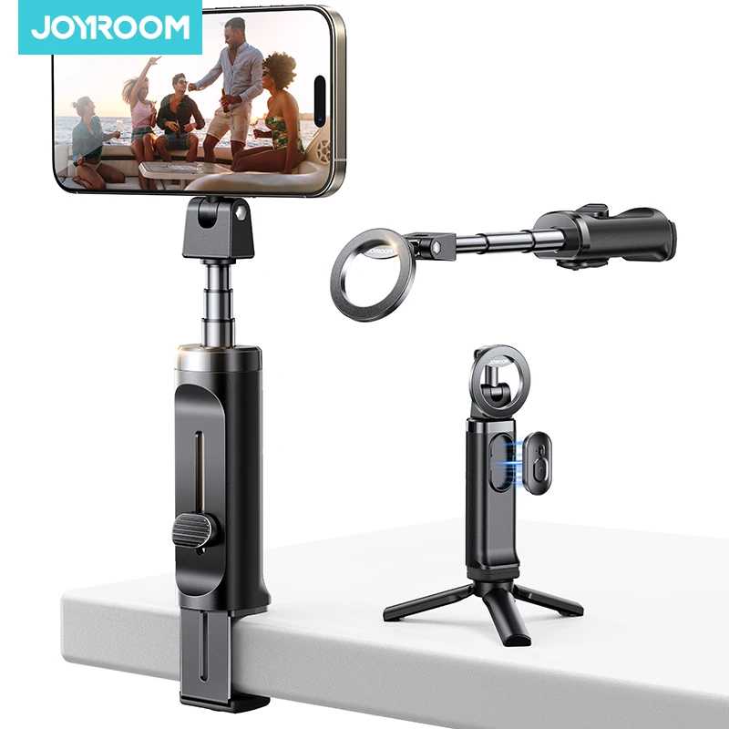 Держатель для телефона Joyroom в самолете, магнитная палка для селфи для iPhone, универсальное крепление для телефона в самолете, подставка для телефона в самолете для стола ZS509 Аксессуары для фотосъемки на мобильный телефон
