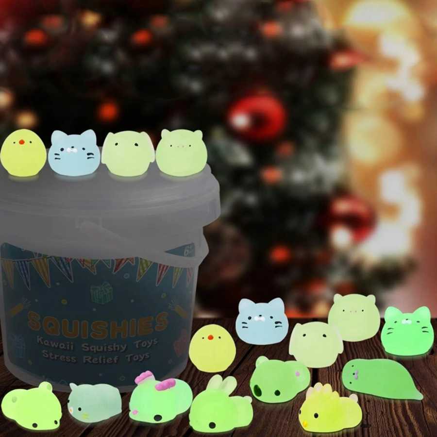 Фотография №1 товара 12/36 шт. для детей Kawaii животные Squishies Mochi мягкие игрушки