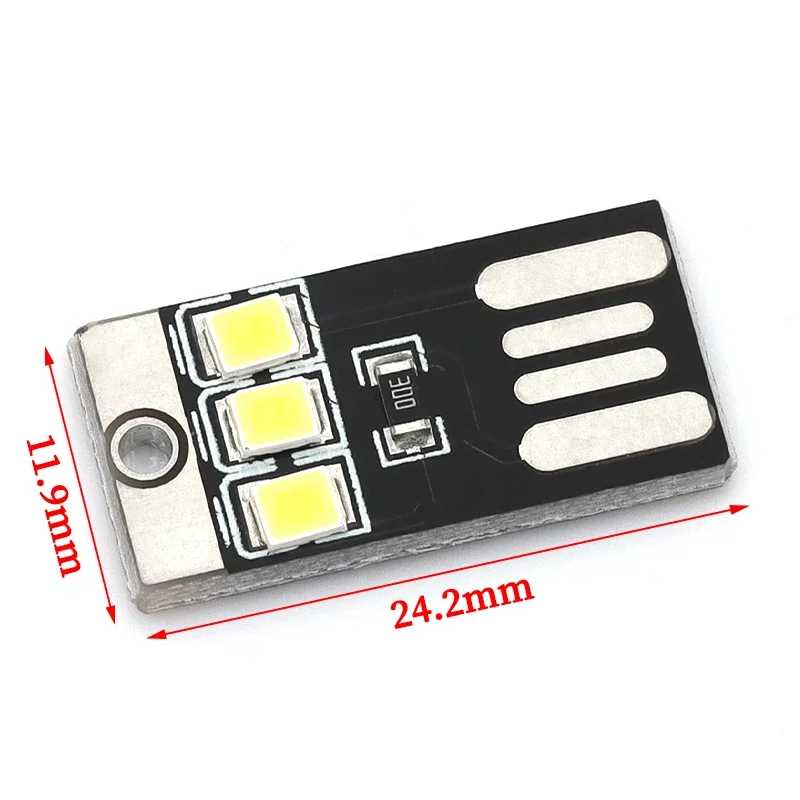 Фотография №4 товара 5 шт. светодиодный ночник мини супер яркий USB-клавиатура свет ноутбука