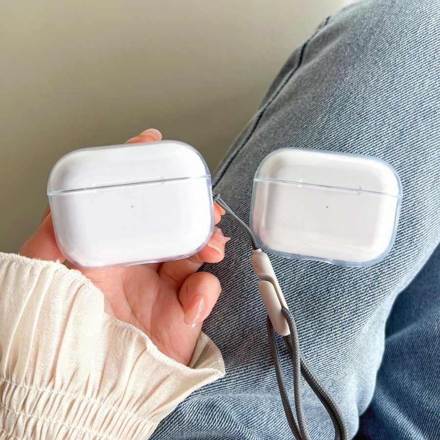 Фотография №5 товара Прозрачный мягкий чехол из ТПУ для наушников Airpods 4 3