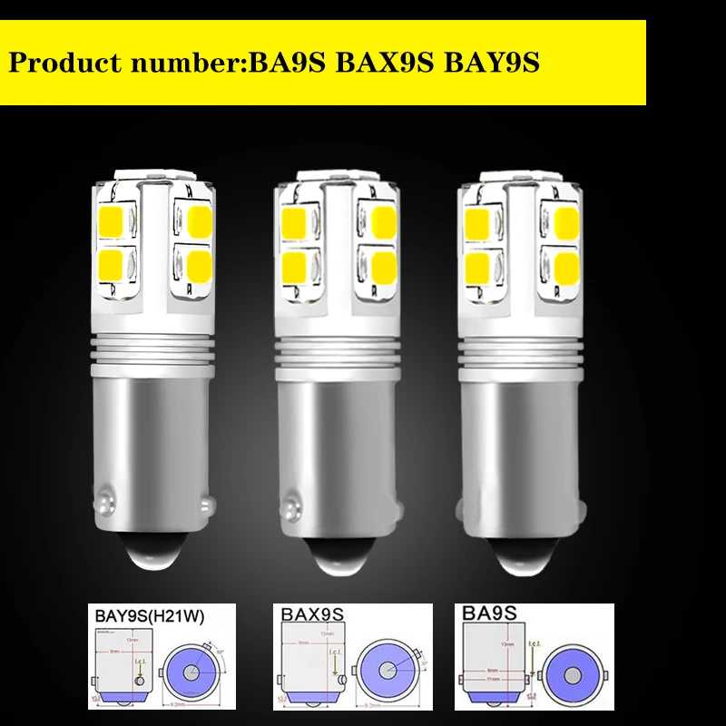 Фотография №1 товара Gtinthebox Canbus H21W BA9S BAX9S BAY9S светодиодный Bulbs для резервного