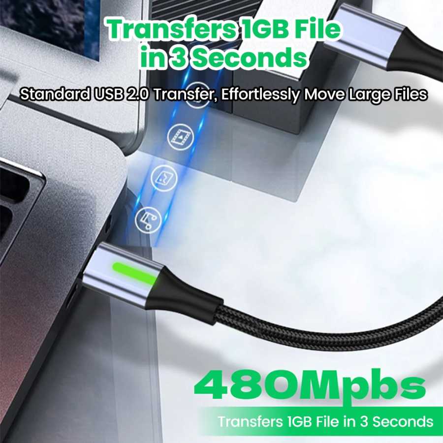 Фотография №5 товара 0,25 м 0,5 м Короткий кабель USB C к USB