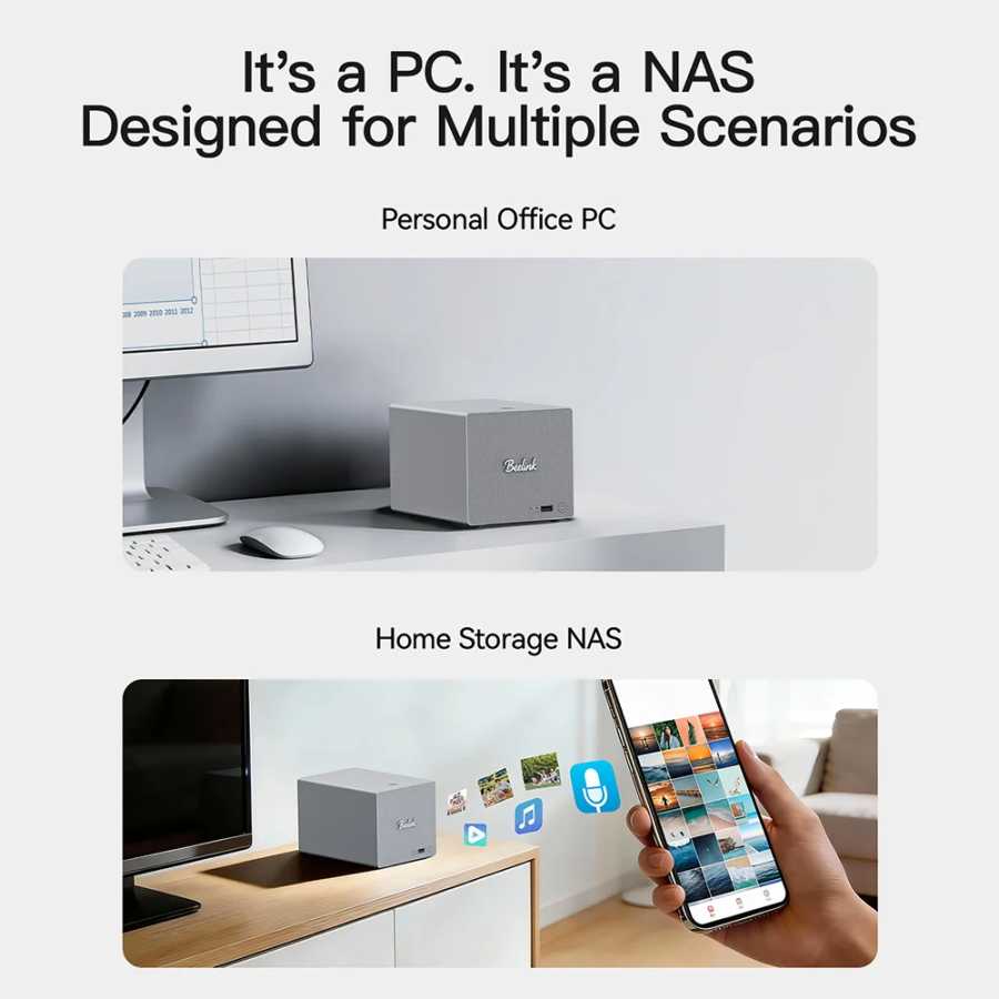Фотография №5 товара Beelink ME Mini/Pro NAS: Домашнее хранилище данных, Intel Twin Lake